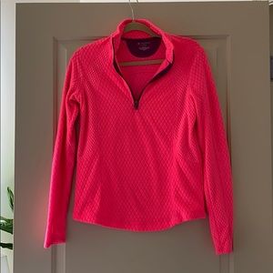 Hot Pink Fleece Quarter Zip